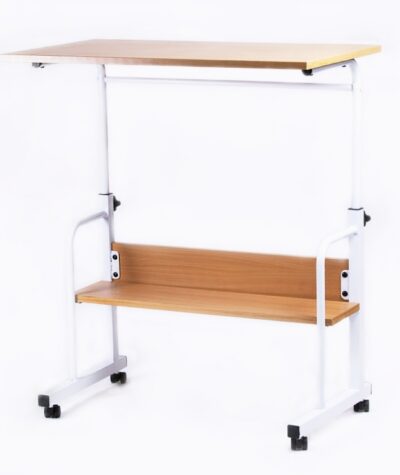 DEFIANZ Height Adjustable Office | Study Table – Steam Beech