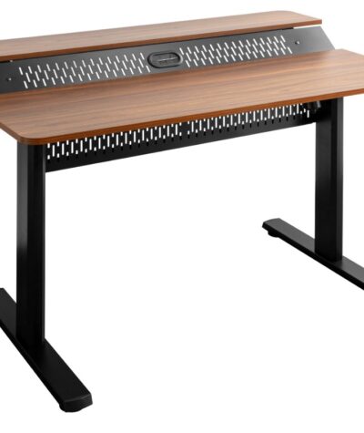 Dual Shelf Electric Height Adjustable Computer Desk